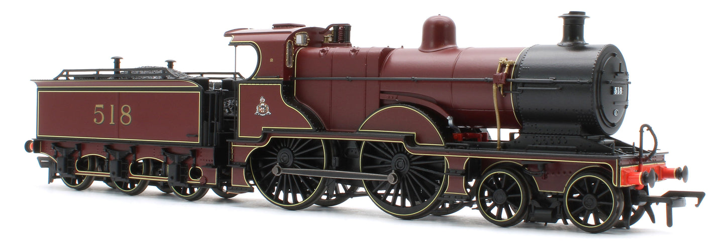 974003 Midland Railway 483 Class 4-4-0 Crimson No.518 Steam Locomotive