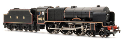 Pre-Owned Royal Scot 'The Cheshire Regiment' 6134 LMS Black Steam Locomotive