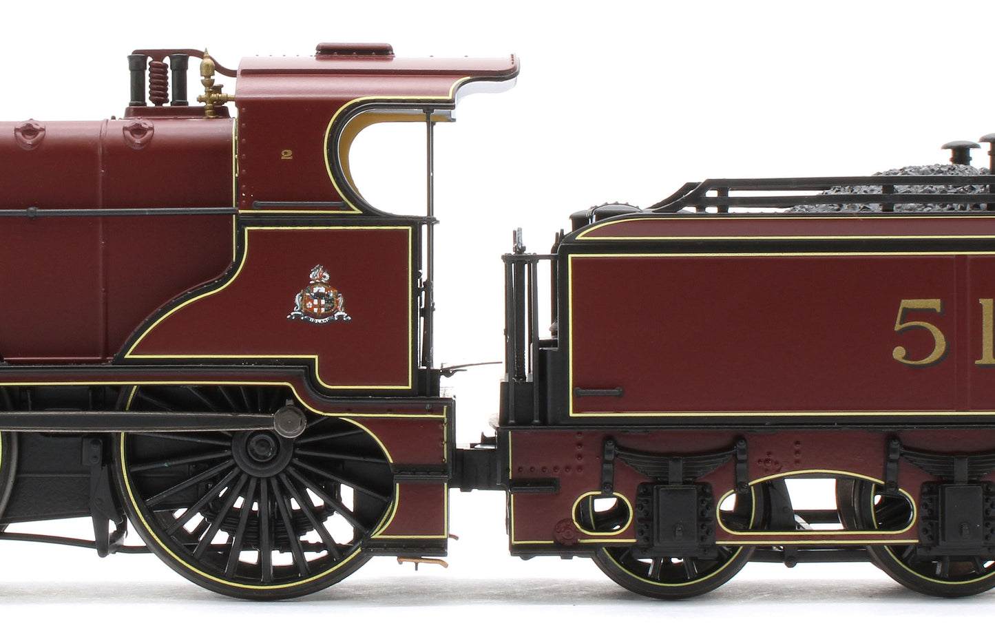 974003 Midland Railway 483 Class 4-4-0 Crimson No.518 Steam Locomotive