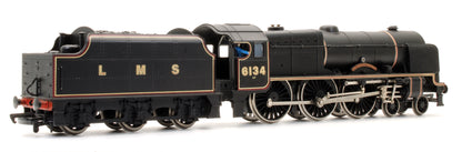 Pre-Owned Royal Scot 'The Cheshire Regiment' 6134 LMS Black Steam Locomotive