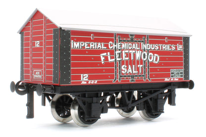 G/6-SV4 Set of 3 Private Owner Salt Wagons - ICI Fleetwood Salt, Shaka Salt, Stafford Salt Works Salt - Set 4