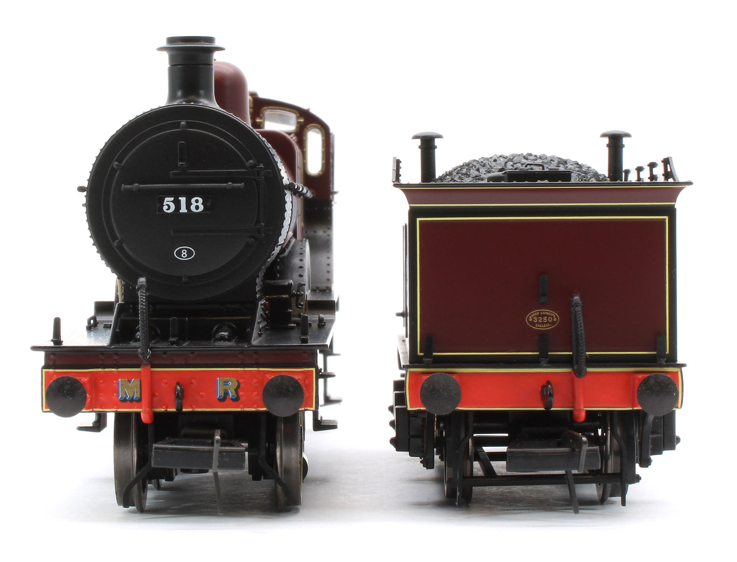 974003 Midland Railway 483 Class 4-4-0 Crimson No.518 Steam Locomotive
