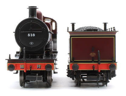 974003 Midland Railway 483 Class 4-4-0 Crimson No.518 Steam Locomotive