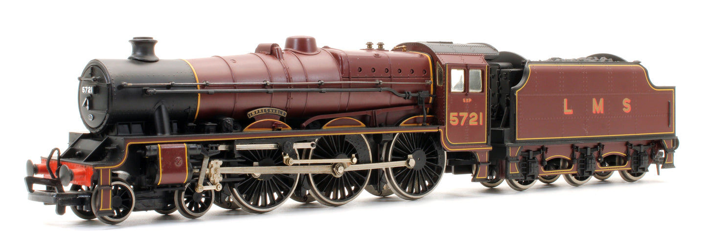 Pre-Owned Jubilee 5712 'Impregnable' LMS Crimson Steam Locomotive
