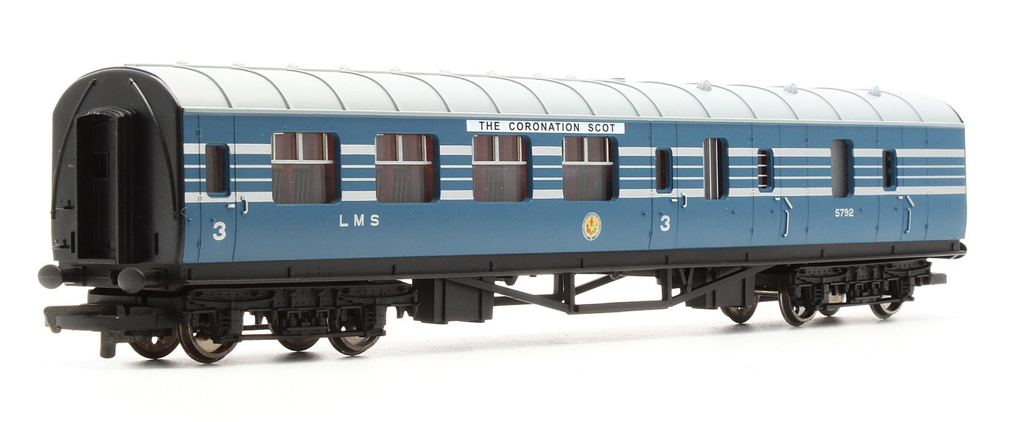 Pre-Owned LMS Blue Brake Coach (The Coronation Scot) '5792'
