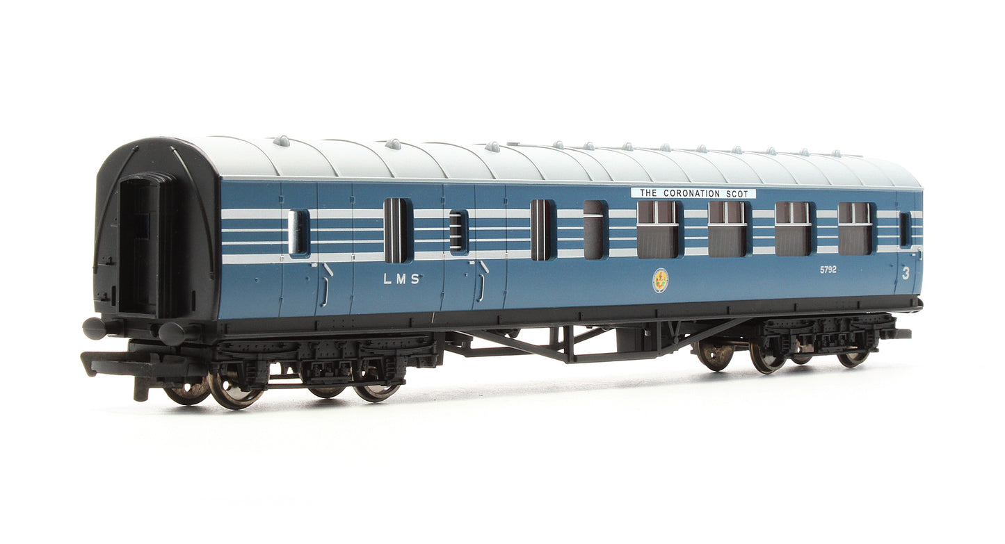 Pre-Owned LMS Blue Brake Coach (The Coronation Scot) '5792'