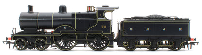 974504 Midland Railway 483 Class 4-4-0 SDJR Blue No.70 Steam Locomotive - DCC Sound