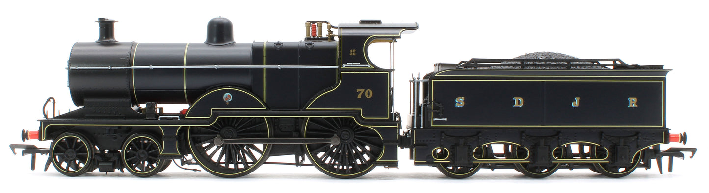 974004 Midland Railway 483 Class 4-4-0 SDJR Blue No.70 Steam Locomotive