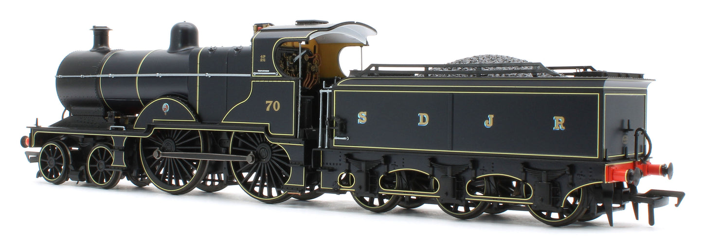 974004 Midland Railway 483 Class 4-4-0 SDJR Blue No.70 Steam Locomotive