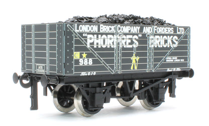 G/5-WS3 Set of 3 "London" Private Owner Coal Wagons - Pugh & Co, Lowe & Warwick, Phorpes Bricks