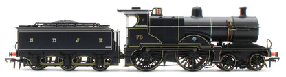 974004 Midland Railway 483 Class 4-4-0 SDJR Blue No.70 Steam Locomotive