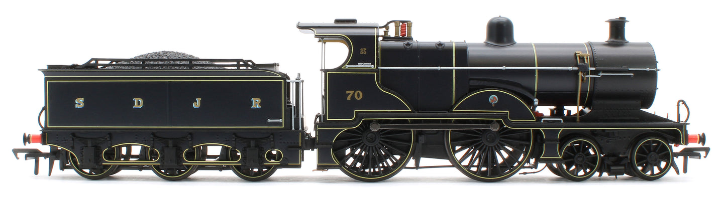 974504 Midland Railway 483 Class 4-4-0 SDJR Blue No.70 Steam Locomotive - DCC Sound