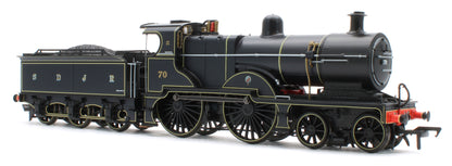 974004 Midland Railway 483 Class 4-4-0 SDJR Blue No.70 Steam Locomotive