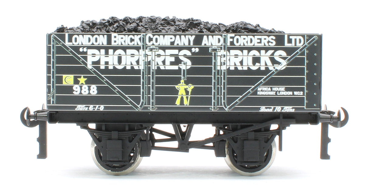 G/5-WS3 Set of 3 "London" Private Owner Coal Wagons - Pugh & Co, Lowe & Warwick, Phorpes Bricks