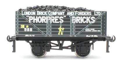 G/5-WS3 Set of 3 "London" Private Owner Coal Wagons - Pugh & Co, Lowe & Warwick, Phorpes Bricks