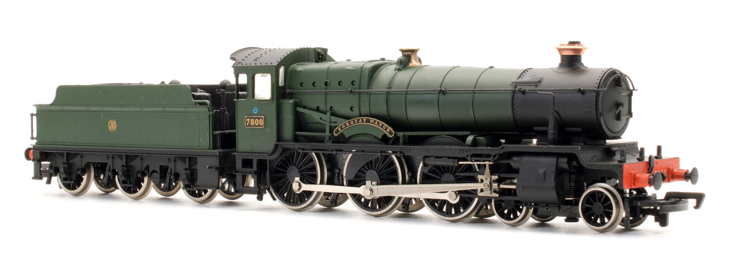 Pre-Owned Manor Class 'Torque Manor' 7800 GWR Shirtbutton Green Steam Locomotive