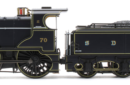 974004 Midland Railway 483 Class 4-4-0 SDJR Blue No.70 Steam Locomotive