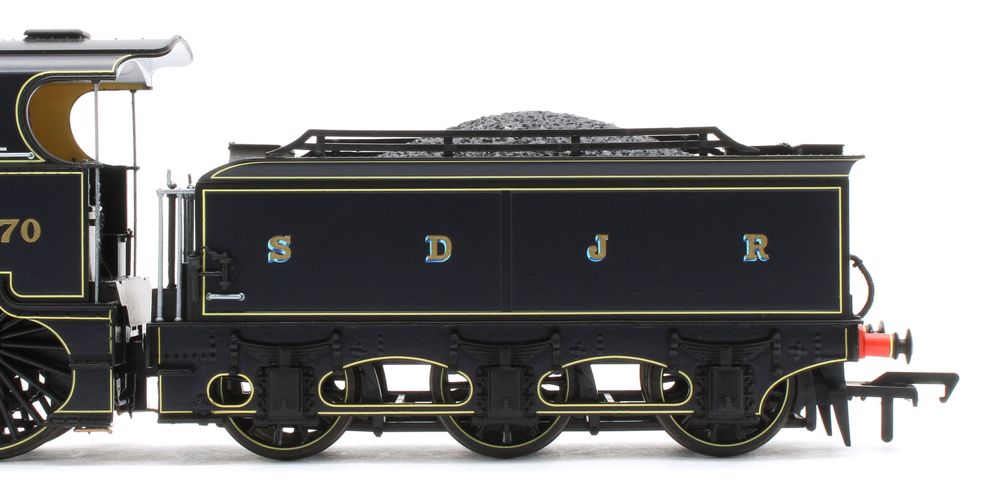974504 Midland Railway 483 Class 4-4-0 SDJR Blue No.70 Steam Locomotive - DCC Sound