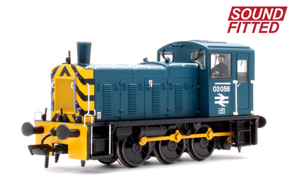 Class 03 03056 BR Blue Diesel Locomotive - DCC Sound