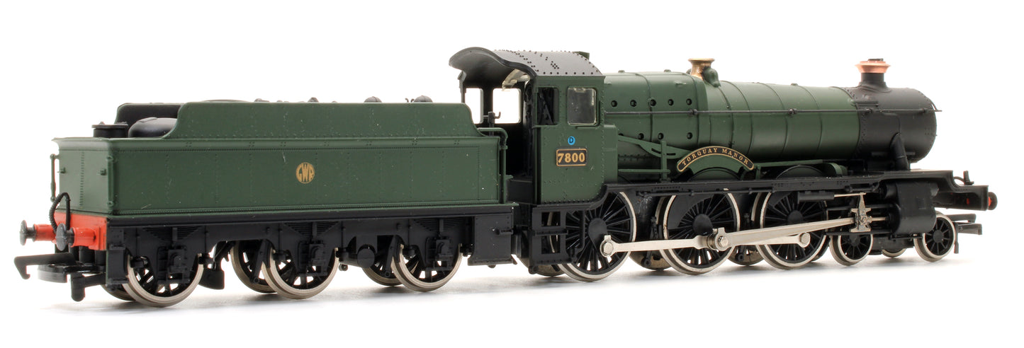 Pre-Owned Manor Class 'Torque Manor' 7800 GWR Shirtbutton Green Steam Locomotive