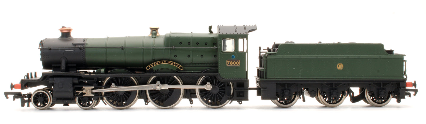 Pre-Owned Manor Class 'Torque Manor' 7800 GWR Shirtbutton Green Steam Locomotive