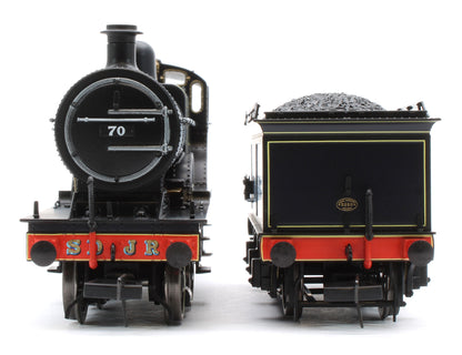 974004 Midland Railway 483 Class 4-4-0 SDJR Blue No.70 Steam Locomotive