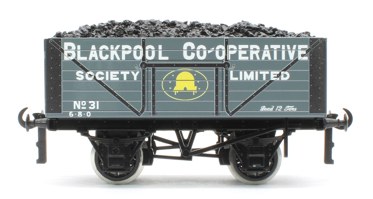 G/5-WS4 Set of 3 "North West" Private Owner Coal Wagons - Blackpool Co-operative, Wigan Coal, Cosy Fires