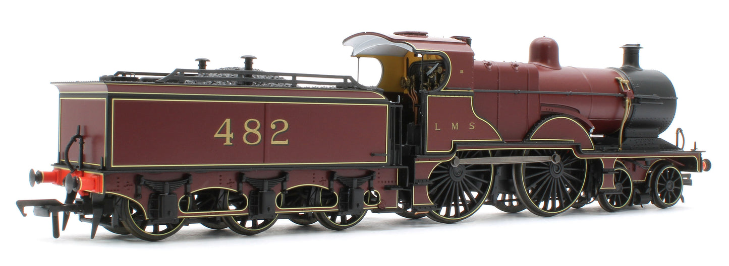 974505 Midland Railway 483 Class 4-4-0 LMS Crimson No.482 (Small Letters) Steam Locomotive - DCC Sound