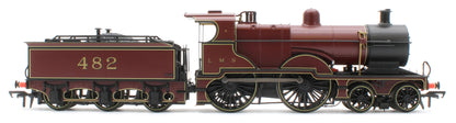 974005 Midland Railway 483 Class 4-4-0 LMS Crimson No.482 (Small Letters) Steam Locomotive