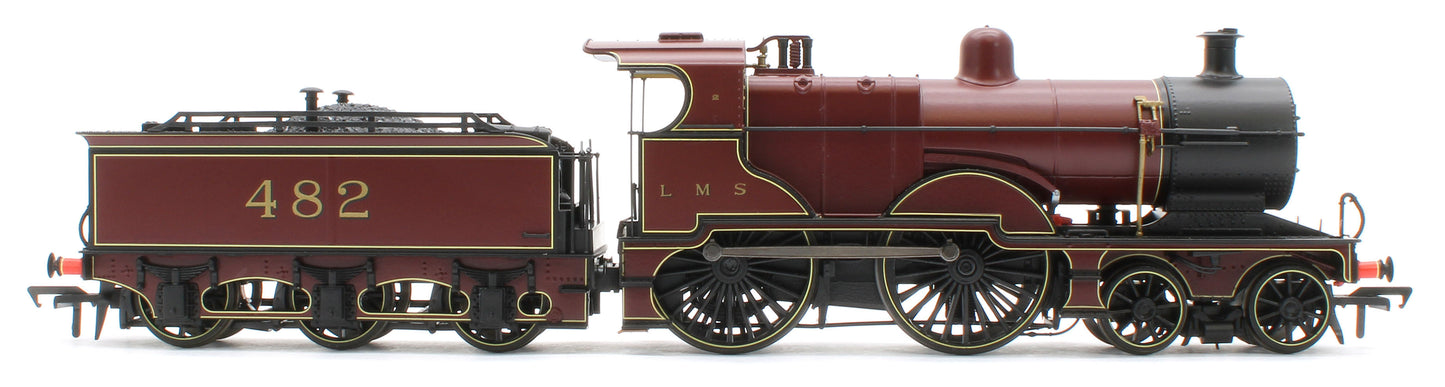 974505 Midland Railway 483 Class 4-4-0 LMS Crimson No.482 (Small Letters) Steam Locomotive - DCC Sound