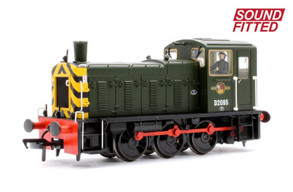 Class 03 D2095 BR Green (Wasp Stripes) Diesel Locomotive - DCC Sound