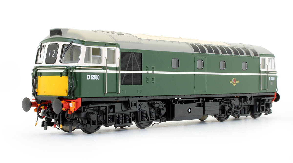 Pre-Owned BR Green Class 33/1 D6580 (Small Yellow Panels) Diesel Locomotive