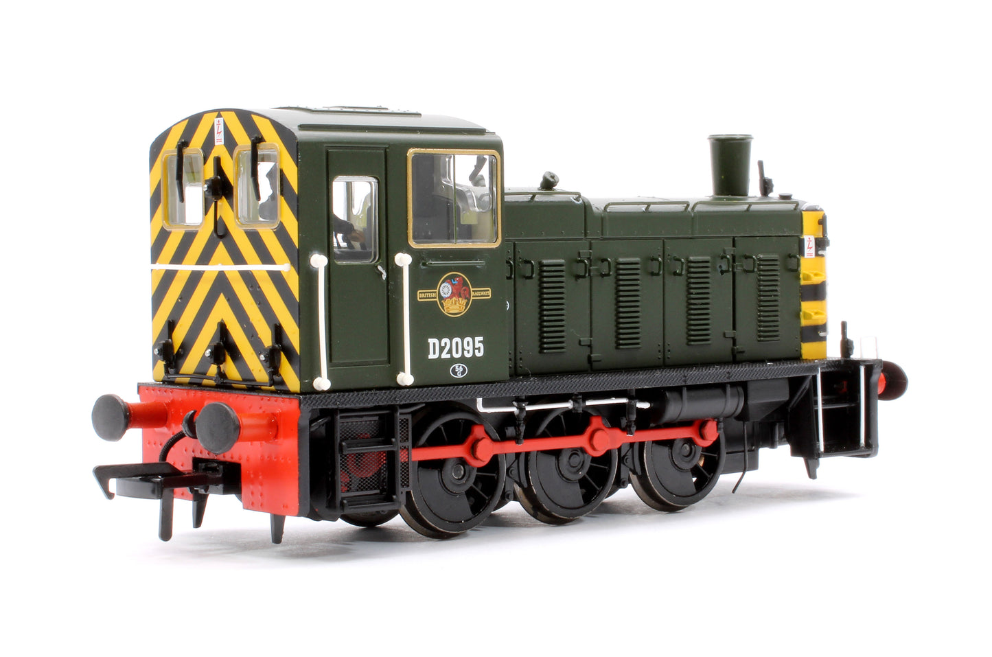 Class 03 D2095 BR Green (Wasp Stripes) Diesel Locomotive - DCC Sound