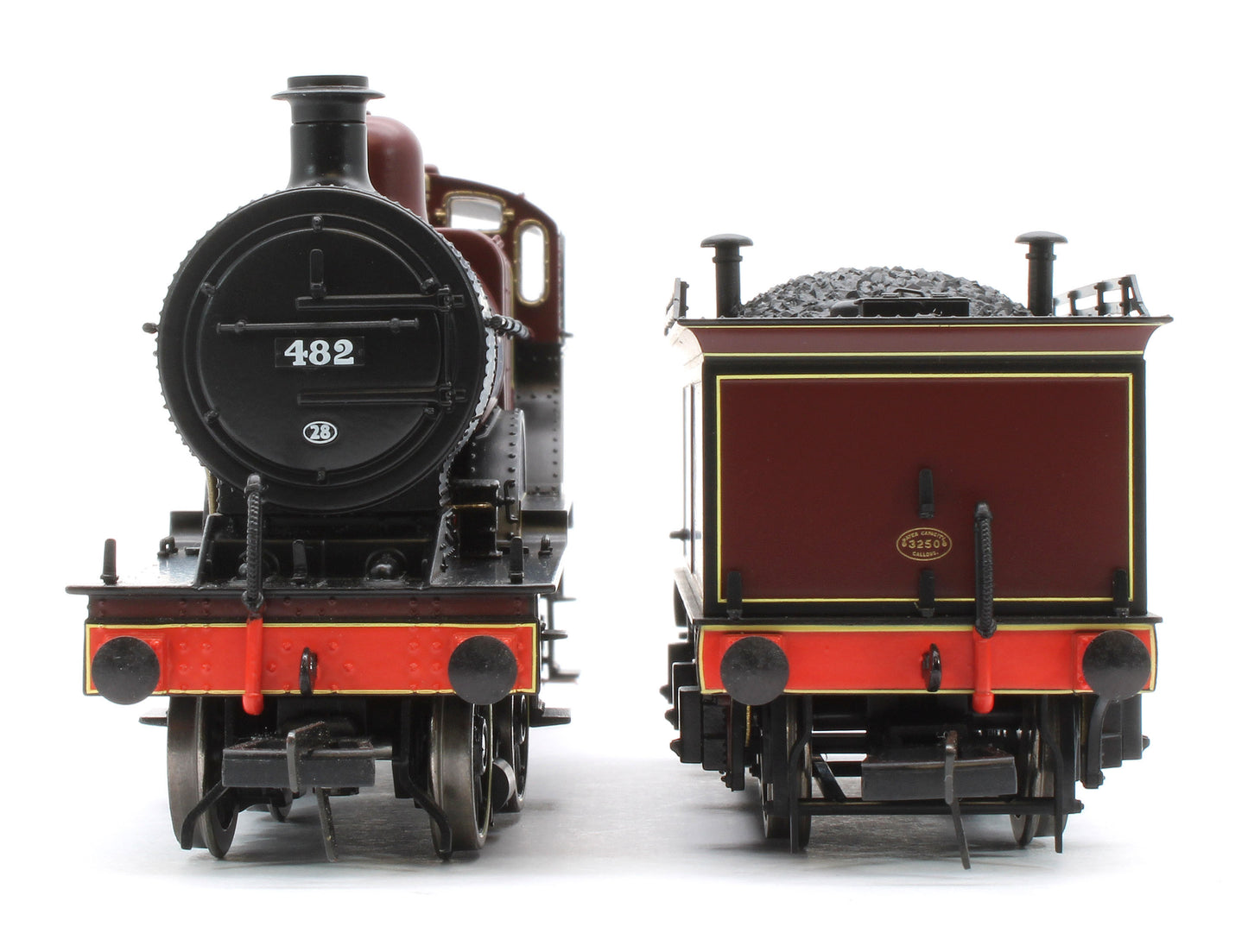 974005 Midland Railway 483 Class 4-4-0 LMS Crimson No.482 (Small Letters) Steam Locomotive
