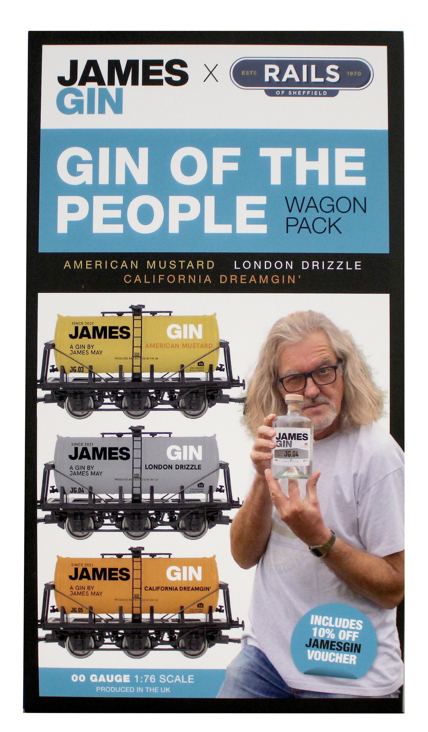 James Gin "Gin of the People" Triple Wagon Pack