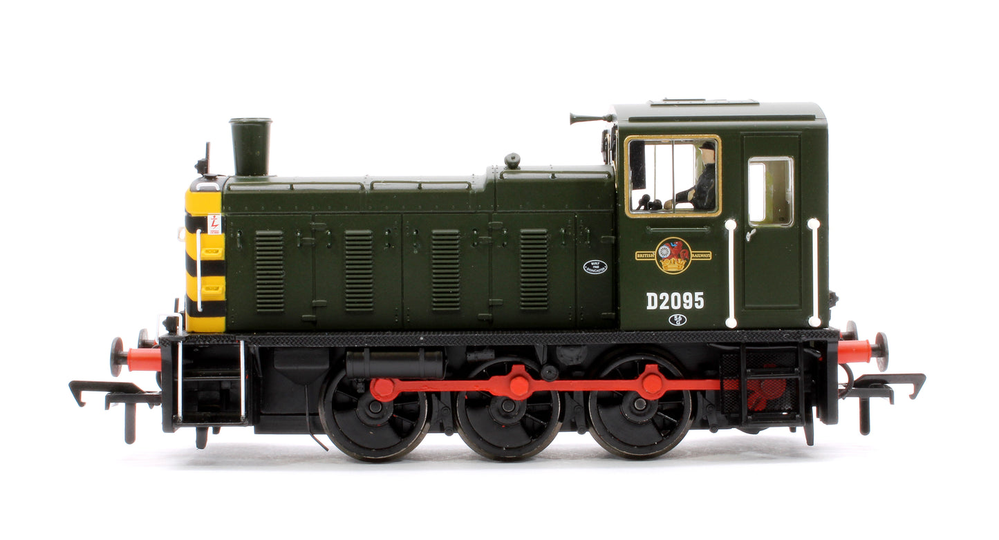 Class 03 D2095 BR Green (Wasp Stripes) Diesel Locomotive