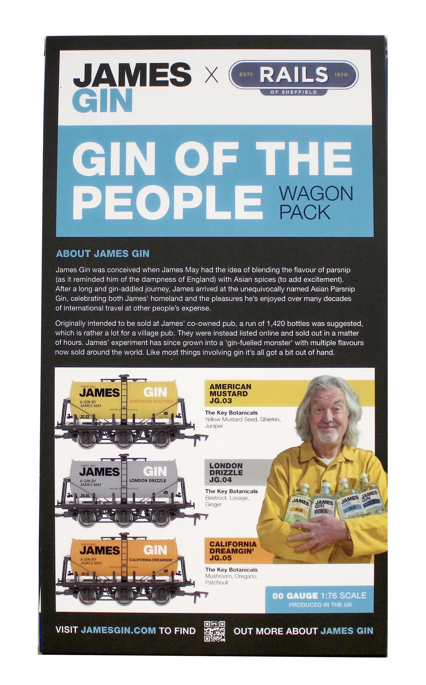James Gin "Gin of the People" Triple Wagon Pack