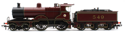 974006 Midland Railway 483 Class 4-4-0 LMS Crimson No.549 (Cabside Roundel) Steam Locomotive