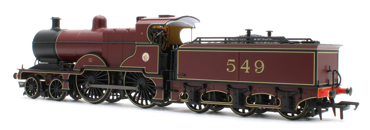 974006 Midland Railway 483 Class 4-4-0 LMS Crimson No.549 (Cabside Roundel) Steam Locomotive