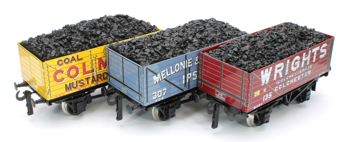 G/5-WS6 Set of 3 "Scottish Set A" Private Owner Coal Wagons - Coleman's, Mellonie & Coulder Ltd, Wrights