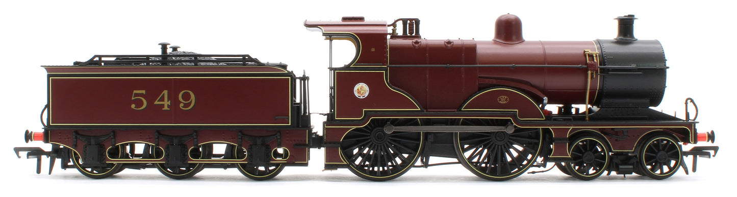 974006 Midland Railway 483 Class 4-4-0 LMS Crimson No.549 (Cabside Roundel) Steam Locomotive