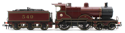 974006 Midland Railway 483 Class 4-4-0 LMS Crimson No.549 (Cabside Roundel) Steam Locomotive