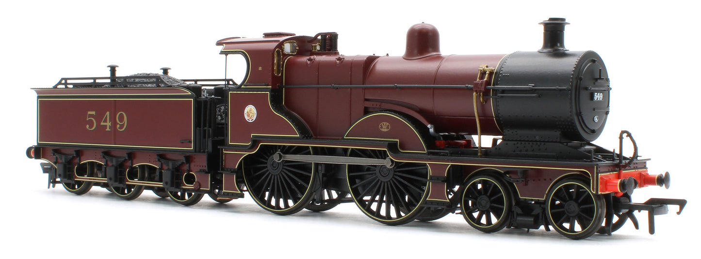 974006 Midland Railway 483 Class 4-4-0 LMS Crimson No.549 (Cabside Roundel) Steam Locomotive