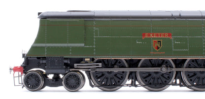 Black Label West Country Exeter 34001 B.R. Green Early Crest Steam Locomotive - DCC Sound & Smoke