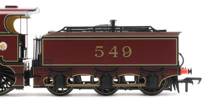 974006 Midland Railway 483 Class 4-4-0 LMS Crimson No.549 (Cabside Roundel) Steam Locomotive