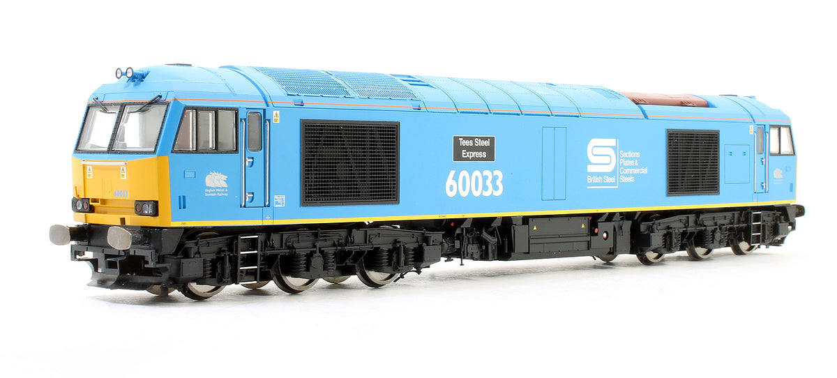 Pre-Owned EWS British Steel Class 60 'Tees Steel Express' Diesel Locomotive - DCC Fitted
