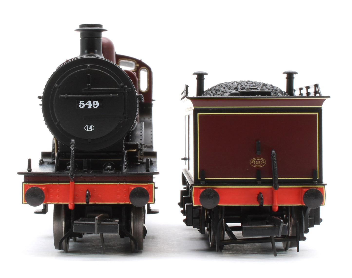 974006 Midland Railway 483 Class 4-4-0 LMS Crimson No.549 (Cabside Roundel) Steam Locomotive