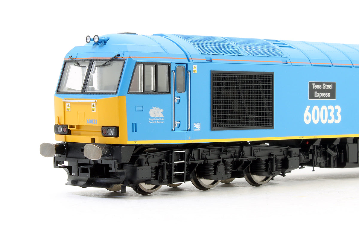 Pre-Owned EWS British Steel Class 60 'Tees Steel Express' Diesel Locomotive - DCC Fitted