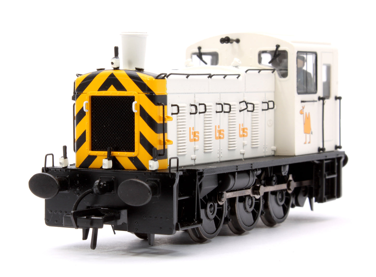 Class 03 Ex-D2054 British Industrial Sand White Diesel Locomotive