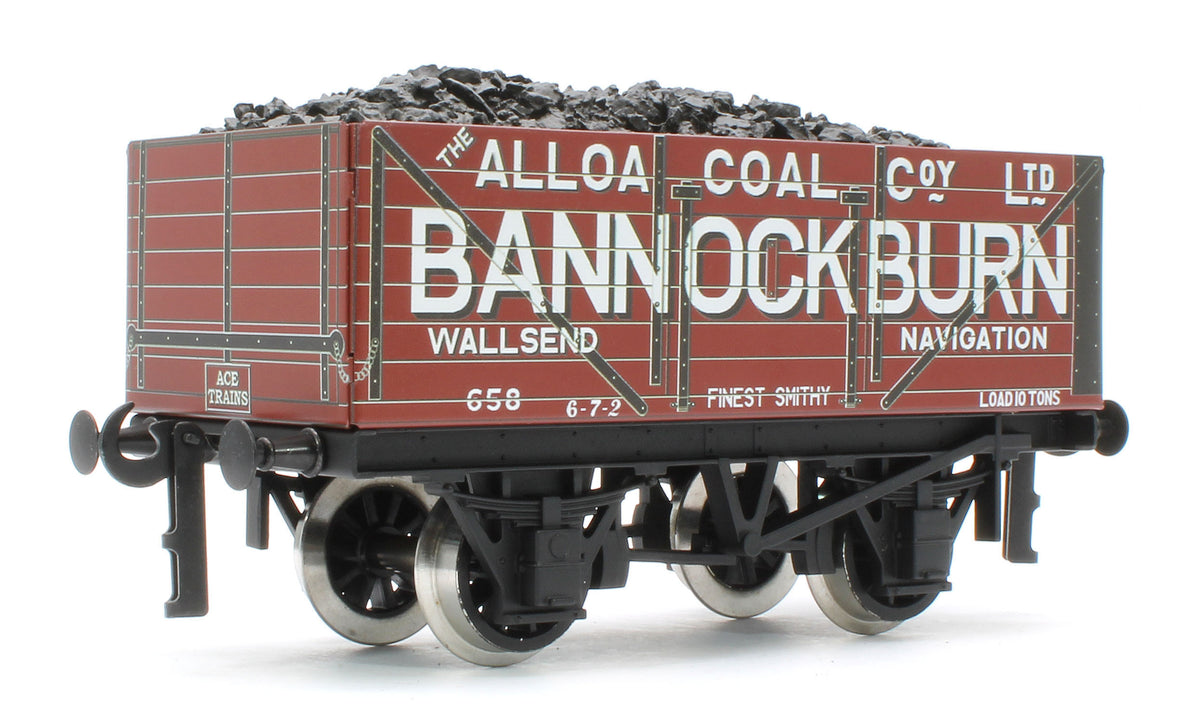 G/5-WS8 Set of 3 "Scottish Set B" Private Owner Coal Wagons - Bannock Burn, Ormiston Coal Co Ltd, Woodhall Coal Co Ltd